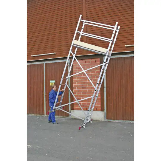 aluminiowe, rusztowanie montażowe, seria CORDA KRAUSE [916129] wysokość robocza 5m