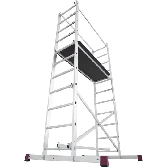aluminiowe, rusztowanie montażowe, seria CORDA KRAUSE [916280] wysokość robocza 4m