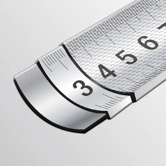 miara zwijana 5m Komelon [IPT57], INOX PowerBlade II
