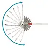 nożyce do żywopłotu 250mm, przystawka EN422MP, MAKITA [1912T0-4] do UX01G, DUX18, DUX60, EX2650LHM