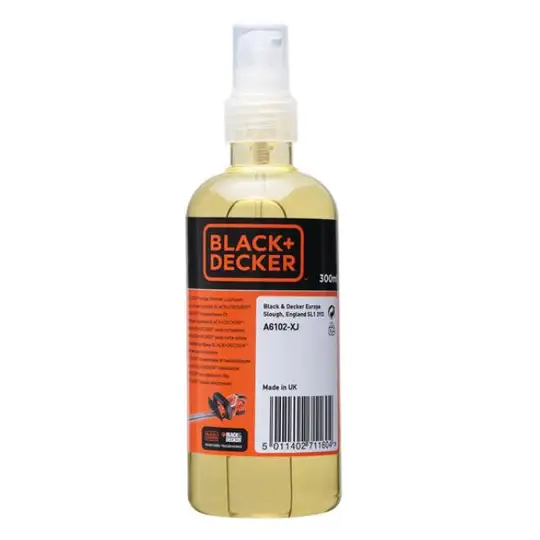 olej w atomizerze 300ml do smarowania sekatorów, nożyc do żywopłotu  Black+Decker [A6102-XJ]