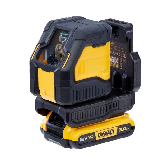 samopoziomujący laser krzyżowy z wiązką zieloną, 55m, DeWALT [DCLE34021D1-QW] walizka