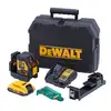 samopoziomujący laser krzyżowy z wiązką zieloną, 55m, DeWALT [DCLE34021D1-QW] walizka