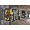 samopoziomujący laser krzyżowy z wiązką zieloną, 55m, DeWALT [DCLE34021D1-QW] walizka