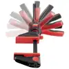 ścisk uniwersalny jednoręczny szybkomocujący z uchwytem obrotowym 300x80mm, 195-465mm, 1400N, Bessey [EZ360-30]