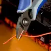 szczypce boczne tnące dla elektroników 125mm, zakres cięcia 0,2 – 1,5mm, główka zwężana, Knipex [79 32 125]