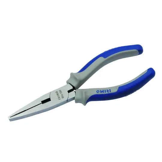 szczypce płaskie długie 160mm z ucinakiem, rękojeść wielokomponentowa, Irimo [604-160-1]