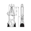 szczypce uniwersalne, kombinerki 180mm [2628G-180]