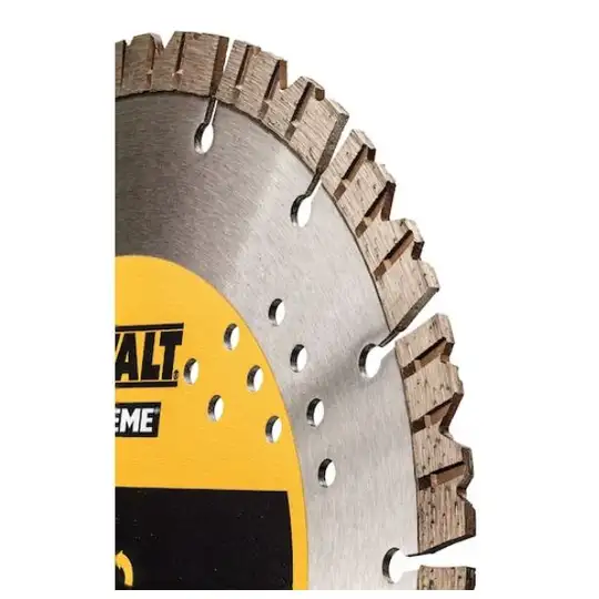 tarcza diamentowa segmentowa do szybkiego ciecia betonu, do szlifierek kątowych 230/22,2/2,0mm, DeWalt [DT40260-QZ]