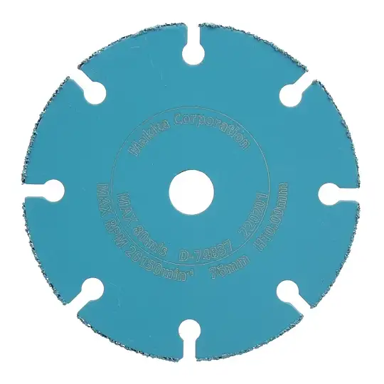 tarcza z grysem z węglika spiekanego, do cięcia płyt G-K, MDF, 76x10 mm Makita [D-74837] do DMC300