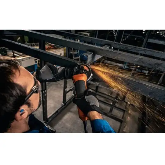 zestaw: elektryczna szlifierka kątowa 125mm, 1700W, CG 17-125 + 15 tarcz do cięcia i szlifowania, Fein [72228160000-TARCZE]