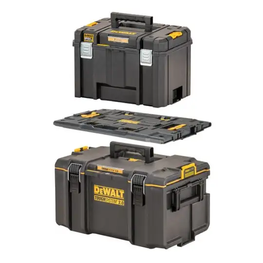 zestaw skrzyń narzędziowych  TStak VI + ToughSystem DS300 z adapterem DeWALT [DWST08017-9]