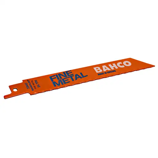 5 brzeszczotów bagnetowych do piły szablastej, do metalu, 100mm, 24 zęby/cal, METAL Bahco [3940-100-24-ST-5P]