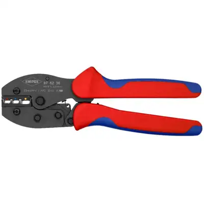 Dwuręczne szczypce do zagniatania 0,5-6mm², PreciForce Knipex [97 52 36] 3 matryce