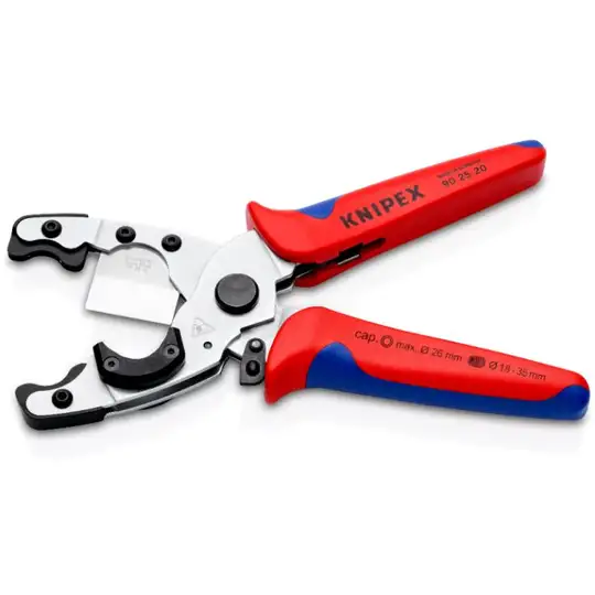 Obcinak do cięcia rur kompozytowych 26mm i ochronnych 18-35mm, KNIPEX [90 25 20]