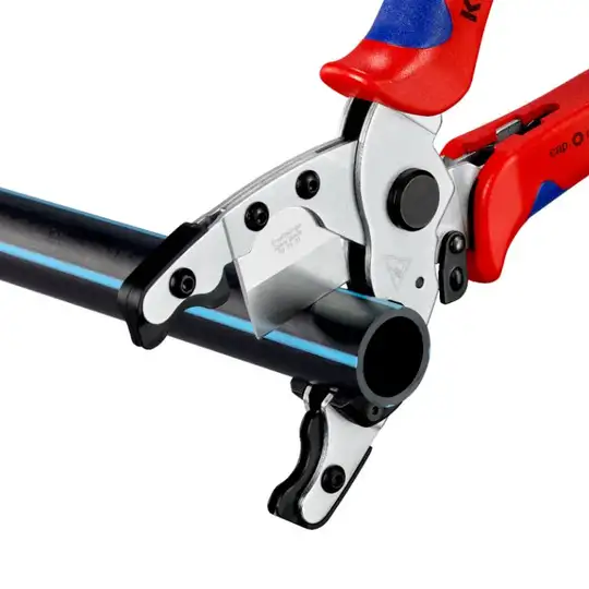 Obcinak do cięcia rur kompozytowych 26mm i ochronnych 18-35mm, KNIPEX [90 25 20]