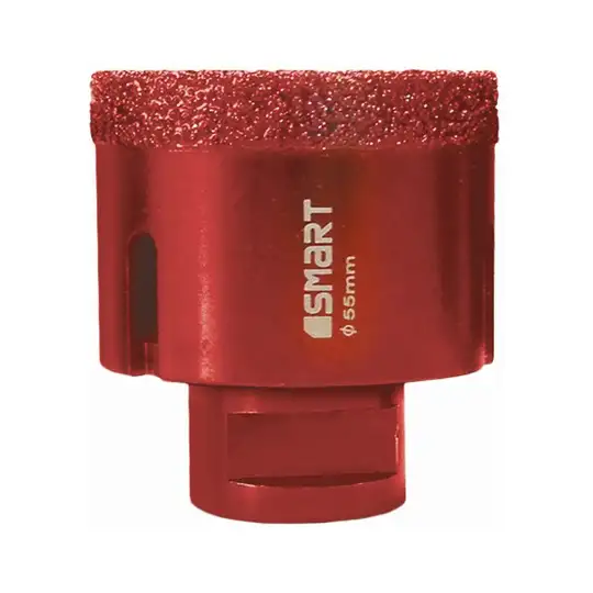 Otwornica diamentowa 45mm do wiercenia na sucho szlifierką kątową, gwint M14, 365 SMART [SM-25-450] (1)