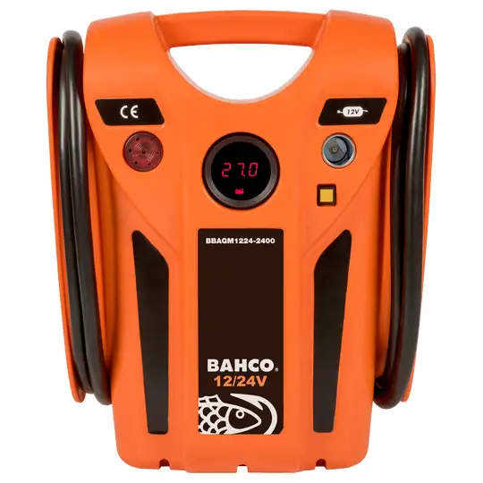 Urządzenie rozruchowe, booster, 12/24V, 1200/2400CA, prąd rozruchu 500A BAHCO [BBAGM1224-2400]