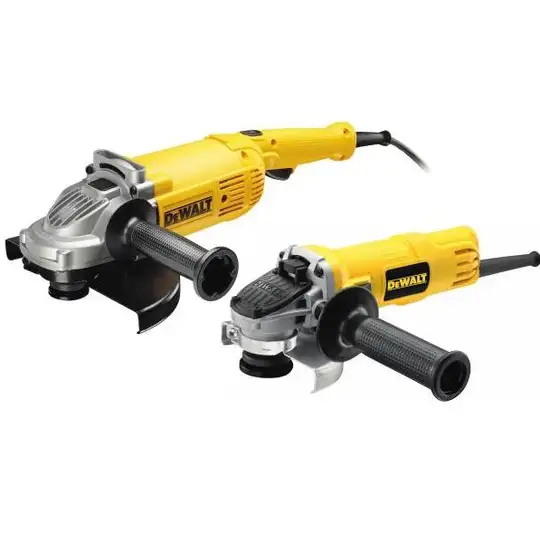 Zestaw 2 szlifierek kątowych: 230mm/2200W i 125mm/900W, DeWalt [DWE492DUO2-QS]