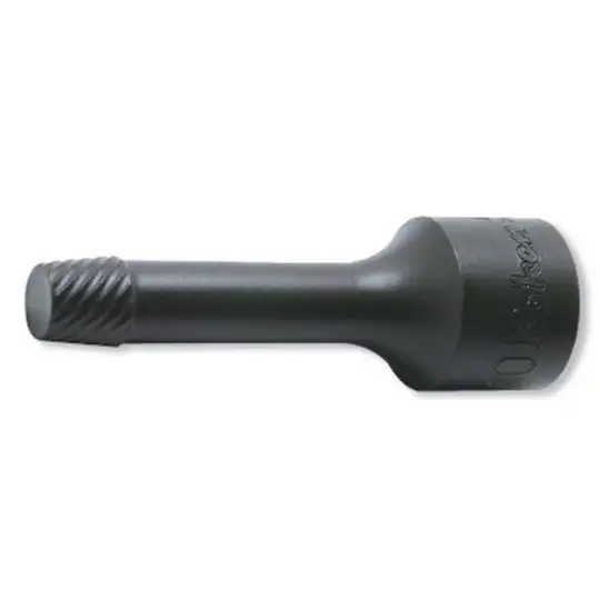 Zestaw 6 długich wykrętaków do urwanych śrub o gwintach M5-M20, zabierak kwadrat 3/8", KOKEN [RS3129/6-L60]