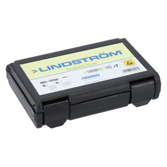 Zestaw 7szt. wkrętaków precyzyjnych płaskich i Philips ESD Safe LINDSTRÖM [801-7ESD]