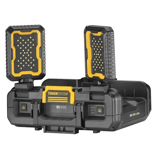 akumulatorowa lampa LED, 18V, ze skrzynią narzędziową TOUGHSYSTEM 2.0, DeWalt [DWST08061-1]