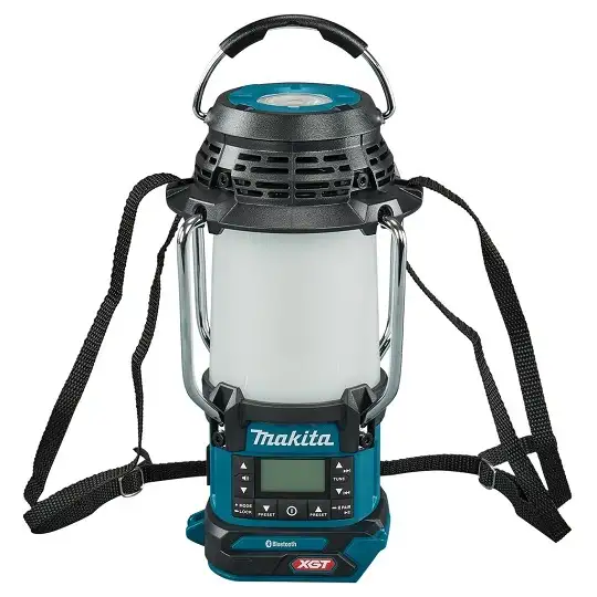 akumulatorowy odbiornik radiowy z lampą 360' i latarką, 40V max XGT, FM, Makita [MR010GZ] Li-Ion, Bluetooth