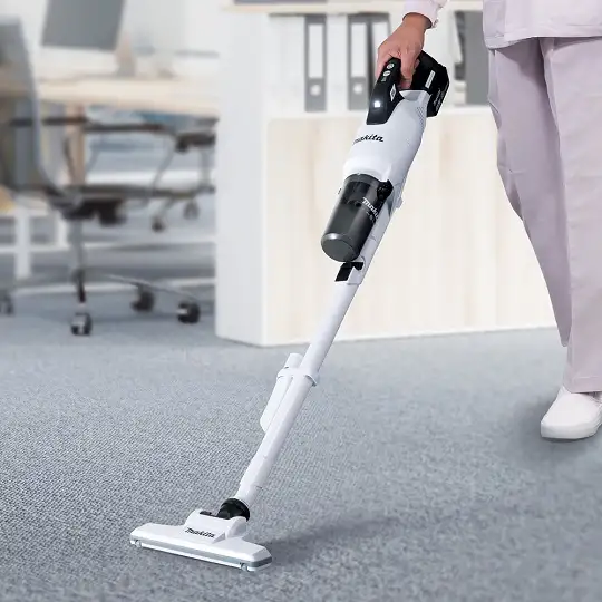 akumulatorowy odkurzacz pionowy 18V, biały, Makita [DCL286FRFW] 3,0Ah, Li-Ion, LXT