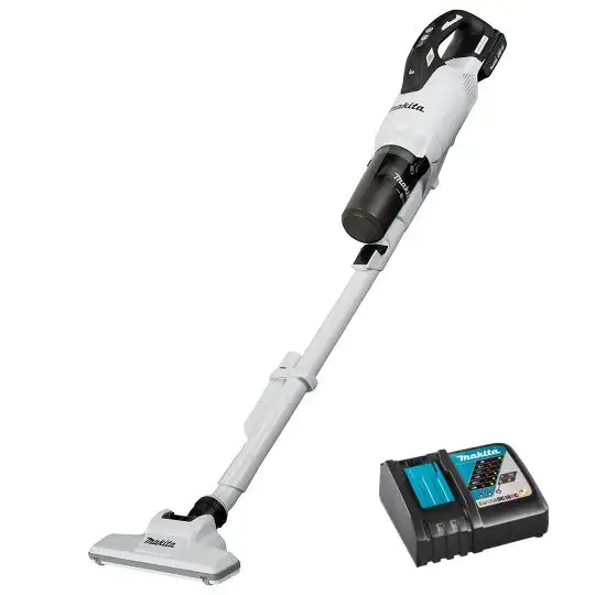 akumulatorowy odkurzacz pionowy 18V, biały, Makita [DCL286FRFW] 3,0Ah, Li-Ion, LXT