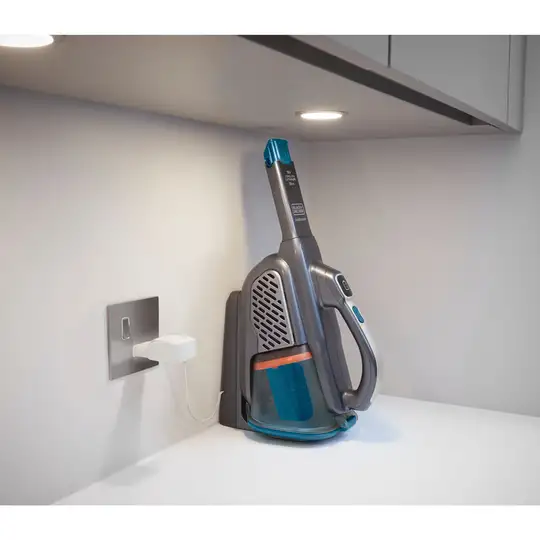 akumulatorowy odkurzacz ze stacją ładującą, 12V, Dustbuster, Black+Decker [BHHV320B-QW] Li-Ion