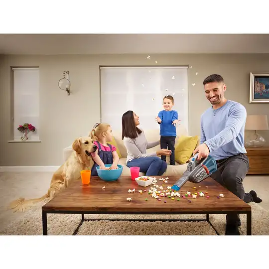 akumulatorowy odkurzacz ze stacją ładującą, 12V, Dustbuster, Black+Decker [BHHV320B-QW] Li-Ion