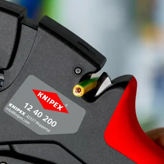 automatyczne szczypce do ściągania izolacji, zakres 0,03 - 10,0 mm², Knipex [12 40 200]