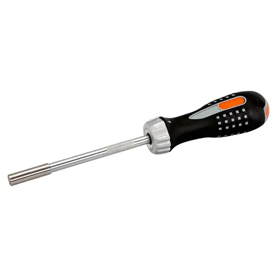 etui z zestawem narzędzi: końcówki i nasadki z grzechotką 1/4", szczypce, obcinak, klucz nastawny, 36szt. BAHCO [4750FB5ATS001]