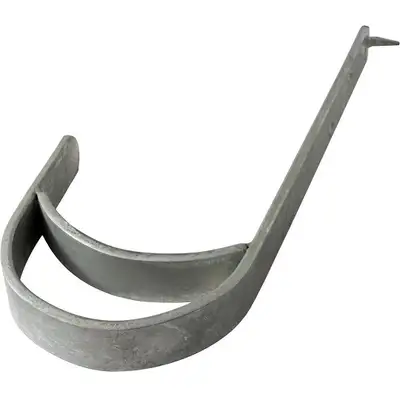 hak dachowy do drabin dachowych i kominiarskich, STABILO PROFESSIONAL, KRAUSE [804518] do dachów pokrytych łupkiem, aluminium naturalne