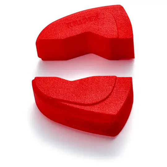 nakładki ochronne na szczęki z tworzywa do szczypiec serii 87 XX, KNIPEX [87 09 300 V01] 3 kpl.