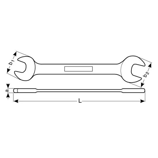 nieiskrzący klucz płaski dwustronny 30x32mm, Bahco [NS006-3032]