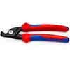 nożyce do cięcia kabli 160mm Knipex [95 12 160] ze stopniowanymi krawędziami tnącymi