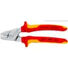 nożyce do cięcia kabli 160mm Knipex [95 16 160] ze stopniowanymi krawędziami tnącymi