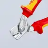 nożyce do cięcia kabli 160mm Knipex [95 16 160] ze stopniowanymi krawędziami tnącymi