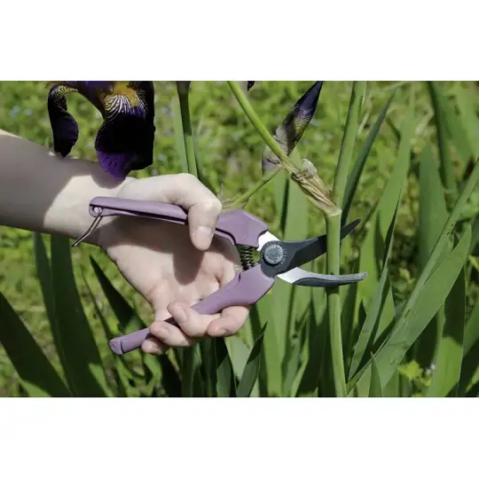 nożyczki florystyczne średnica cięcia 10mm, Bahco [P123-LILAC-B6] rękojeści fioletowe