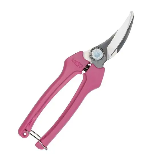 nożyczki florystyczne średnica cięcia 10mm, Bahco [P123-PINK-B6] rękojeści różowe