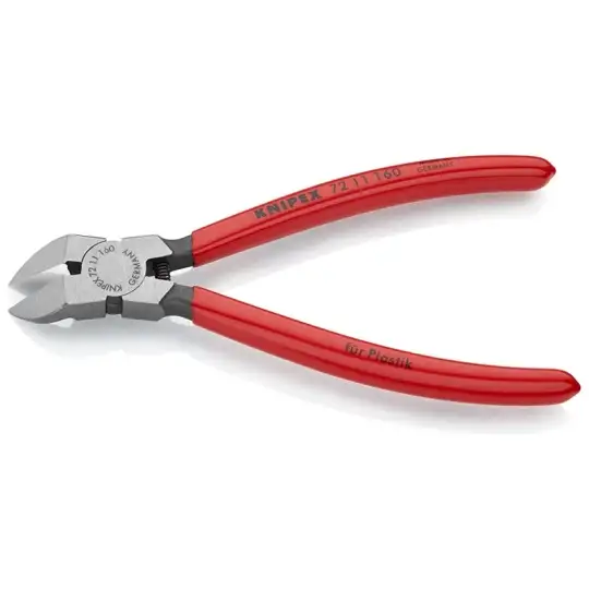 obcinak boczny do tworzyw sztucznych 160mm, KNIPEX [72 11 160]