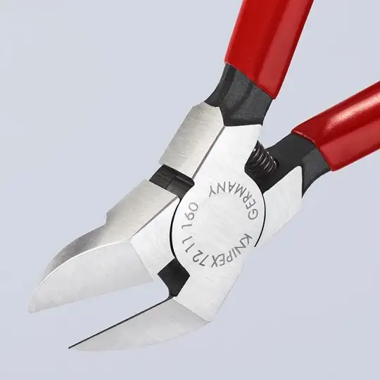 obcinak boczny do tworzyw sztucznych 160mm, KNIPEX [72 11 160]