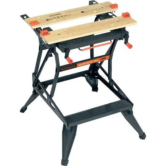 stół roboczy 2w1, 610×250mm, WORKMATE, Black+Decker [WM550-XJ] maksymalne obciążenie 250kg