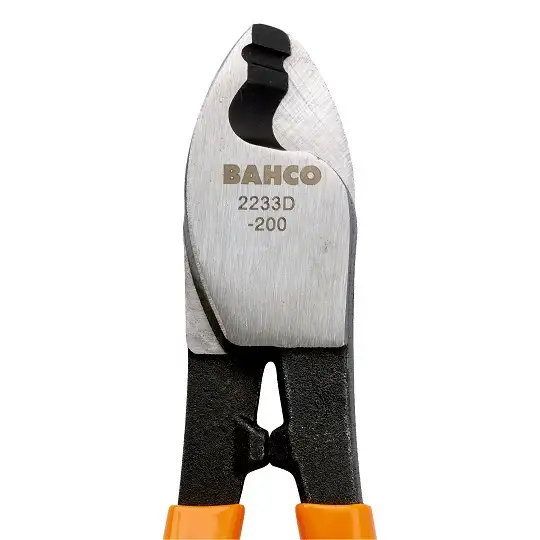 szczypce do cięcia drutu i ściągania izolacji 200mm, Bahco [2233 D-200]