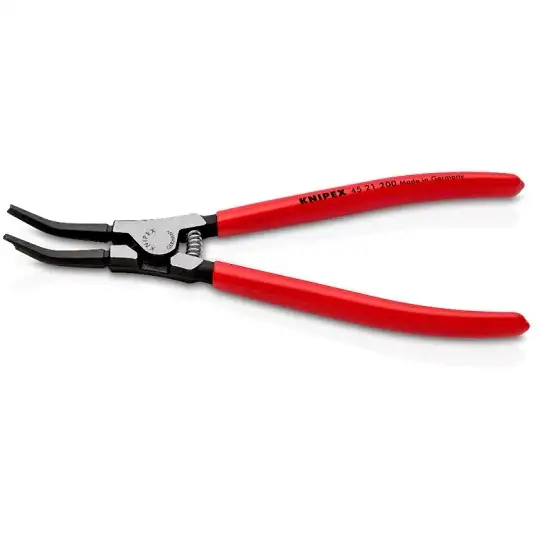 szczypce do pierścieni rozprężnych bez otworów, kątowe 30º, zakres od 12mm, KNIPEX [45 21 200]