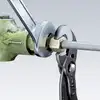szczypce przegubowe śrub i nakrętek, zakres pracy 10-32mm, firmy KNIPEX [87 41 250] rękojeść dwukomponentowa