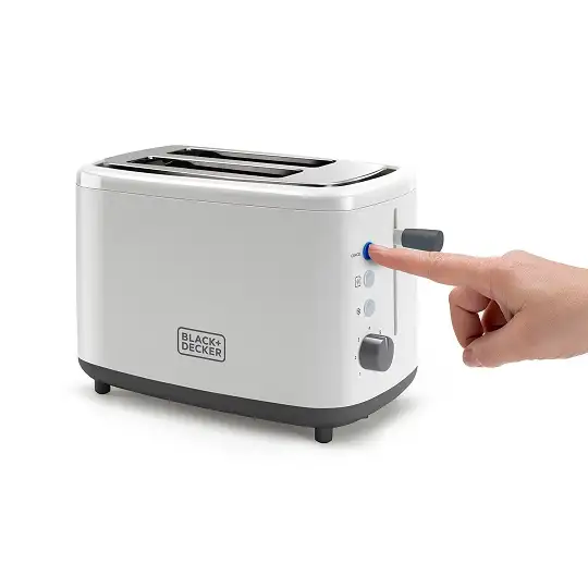 toster, 820W, ES9600100B, Black+Decker [BXTO820E] biały