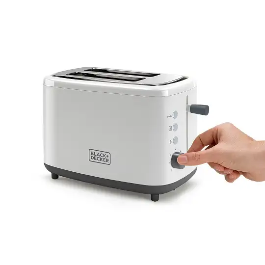 toster, 820W, ES9600100B, Black+Decker [BXTO820E] biały