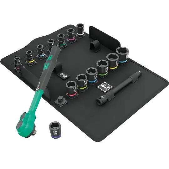 zestaw 16szt. nasadek z grzechotką 3/8" Zyklop Comfort 8100 SB 12, WERA [05005530001]